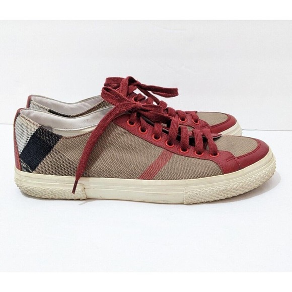 Discover the Perfect Fit: Poshmark Red Burberry Sneakers